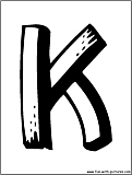 alphabets K
