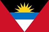 Antigua Barbuda Flag  Coloring Page