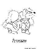Arcanine Coloring Page 