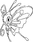 Beautifly Coloring Page 