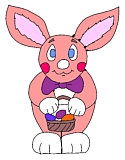 bunnybasket- picture of easter bunny