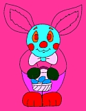 bunnybasket2- picture of easter bunny