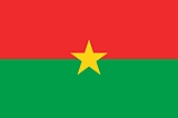 Burkina Faso Flag  Coloring Page