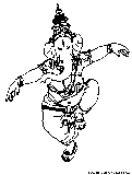 dancing ganesha