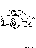 Disney Cars Sally Coloring Page 