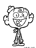 Flapjack Grin Coloring Page 