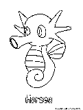 Horsea Coloring Page 
