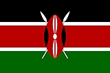 Kenya Flag  Coloring Page
