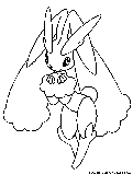 Lopunny Coloring Page 