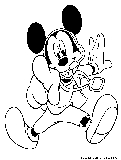Mickey Mouse Coloring Page 
