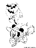 Pluto Mickeywitch Coloring Page 