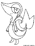 Snivy Coloring Page 
