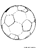Soccer Ball Coloring Page 