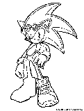 Sonic The Hedgehog Coloring Page 