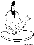 Space Ghost Coloring Page 