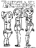 Totaldramaisland Makeover Coloring Page 