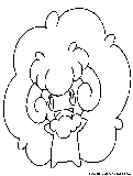 Whimsicott Coloring Page 