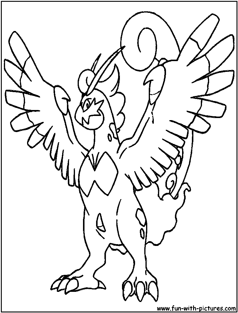 Tornadus Therian Coloring Page 