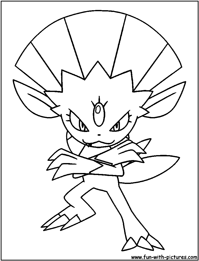 Weavile Coloring Page 